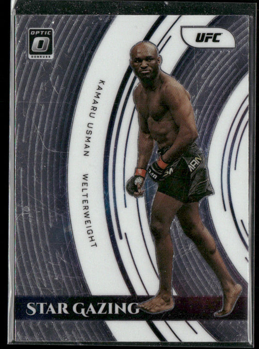 Kamaru Usman 2022 Donruss Optic UFC Star Gazing #7