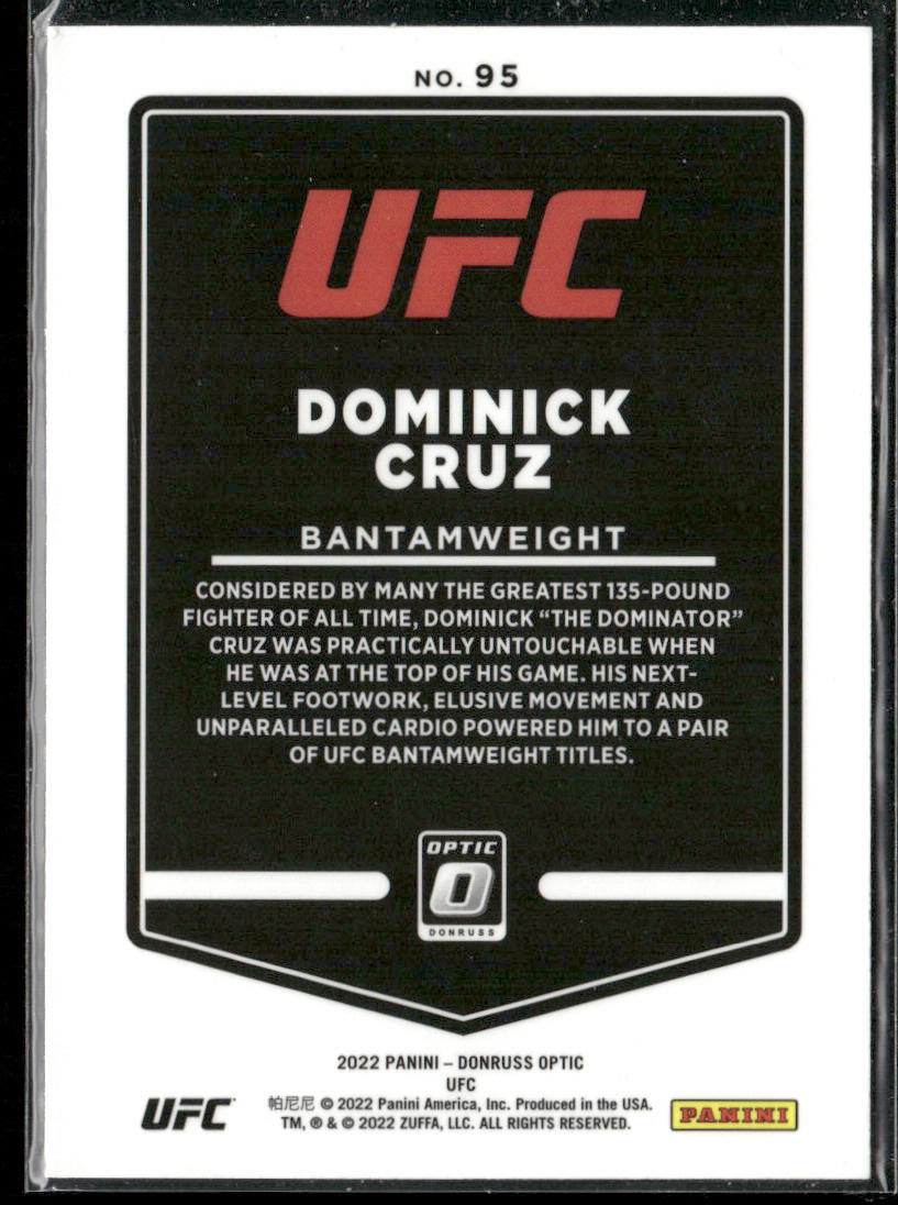 Dominick Cruz 2022 Donruss Optic UFC #95