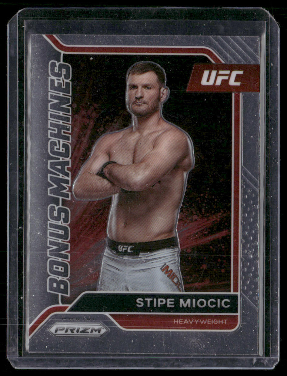 Stipe Miocic 2022 Panini Prizm UFC Bonus Machines #21