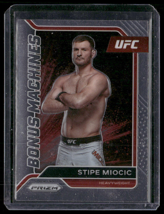 Stipe Miocic 2022 Panini Prizm UFC Bonus Machines #21