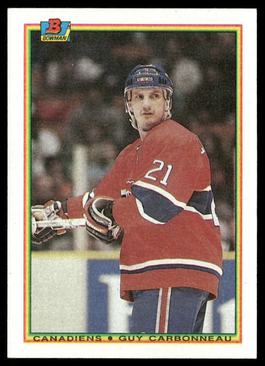 Guy Carbonneau 1990-91 Bowman #44 Montreal Canadiens