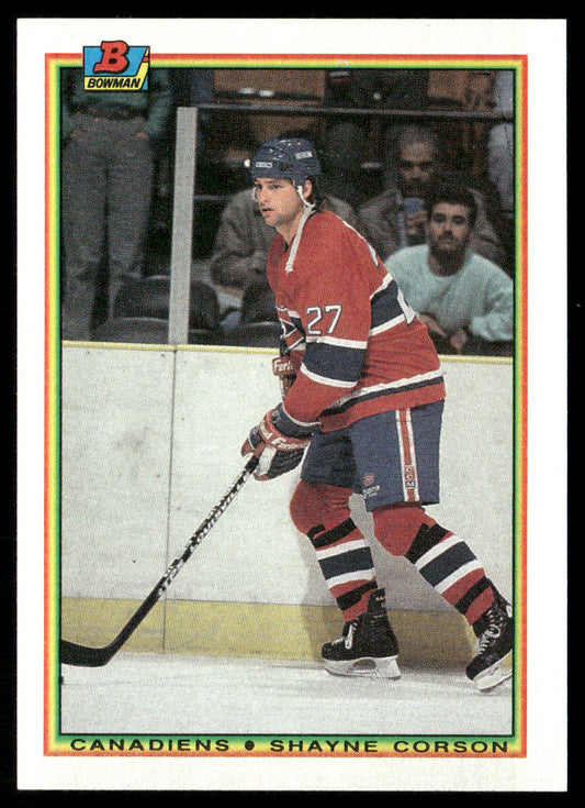 Shayne Corson 1990-91 Bowman #41 Montreal Canadiens