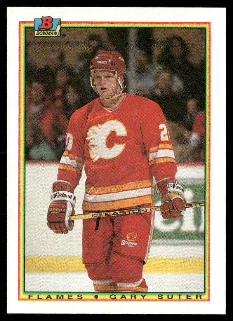 Gary Suter 1990-91 Bowman #101 Calgary Flames