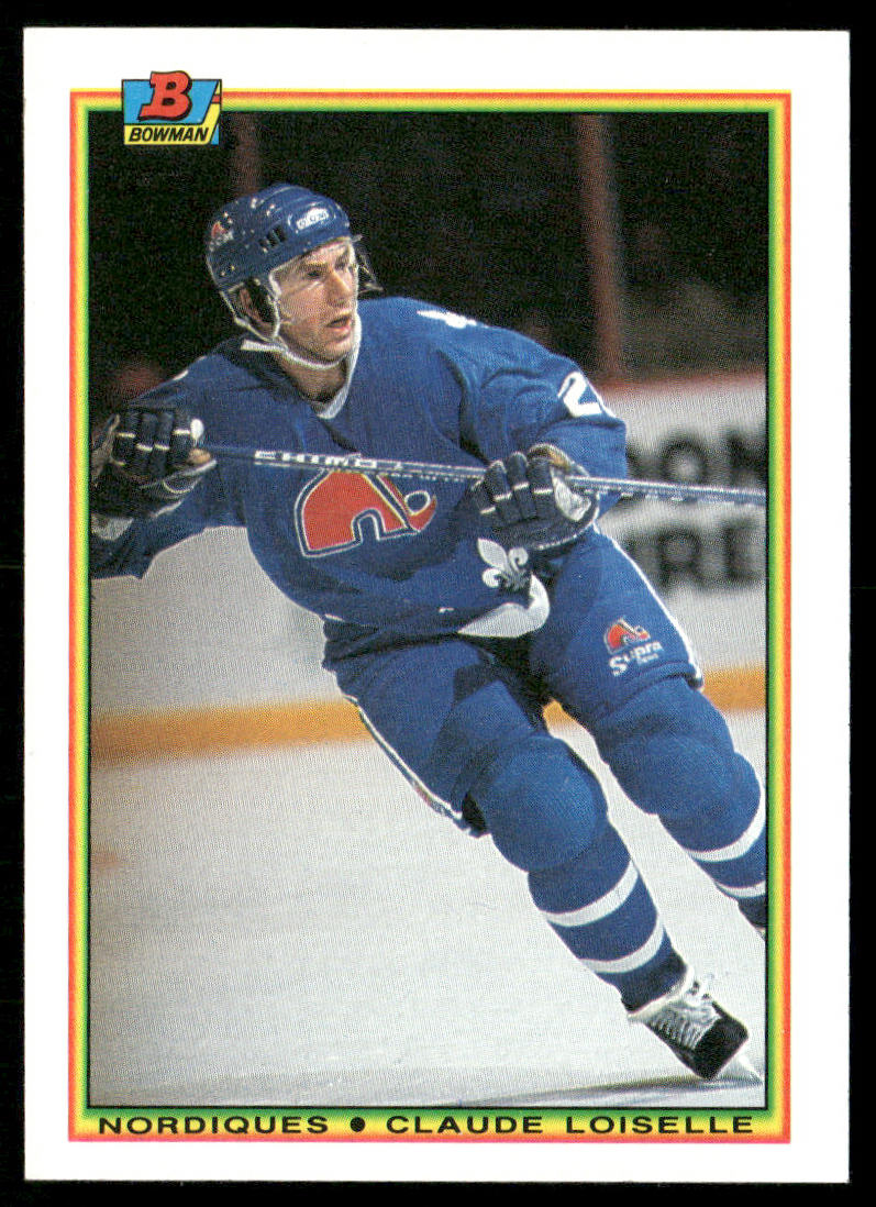 Claude Loiselle 1990-91 Bowman #175 RC Quebec Nordiques
