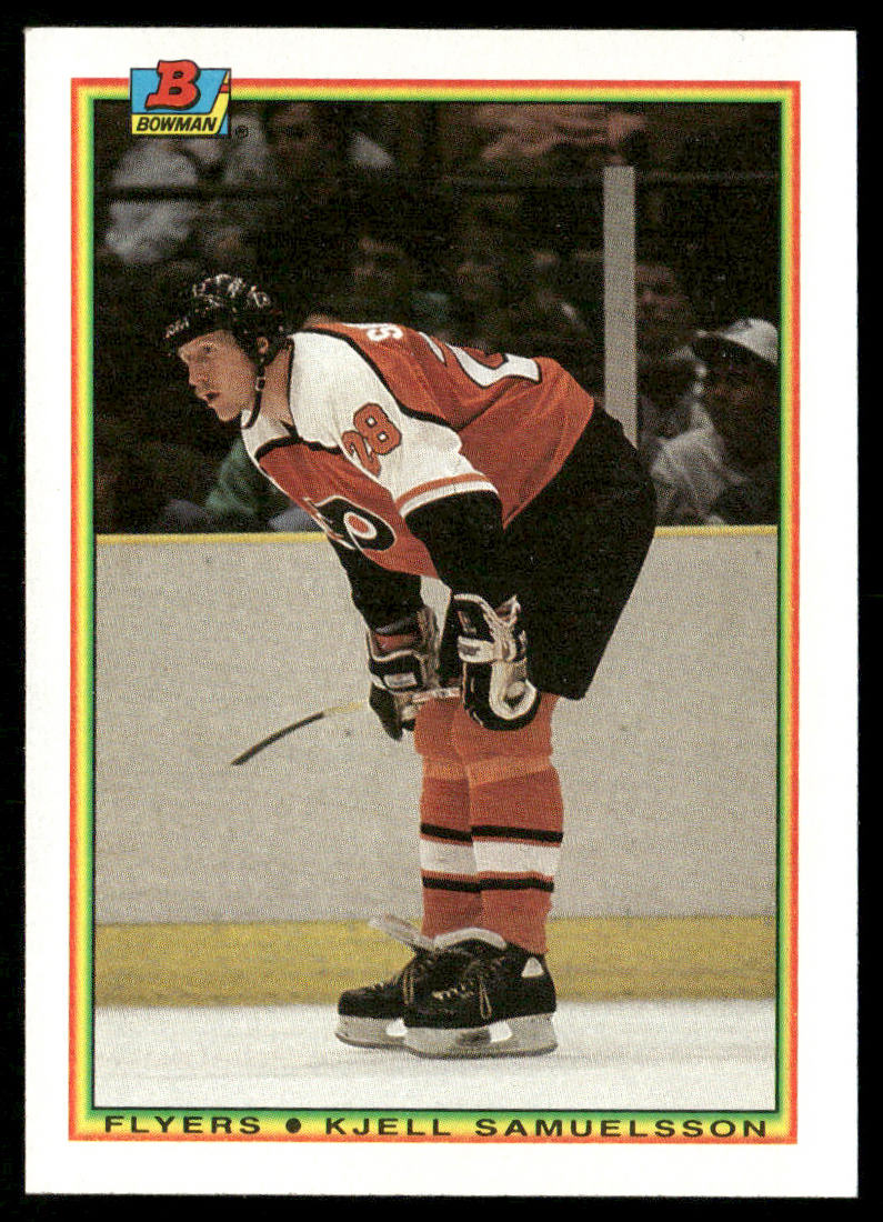Kjell Samuelsson 1990-91 Bowman #111 Philadelphia Flyers