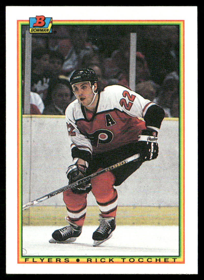 Rick Tocchet 1990-91 Bowman #108 Philadelphia Flyers