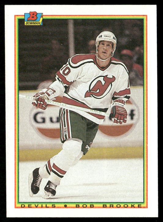 Bob Brooke 1990-91 Bowman #79 New Jersey Devils