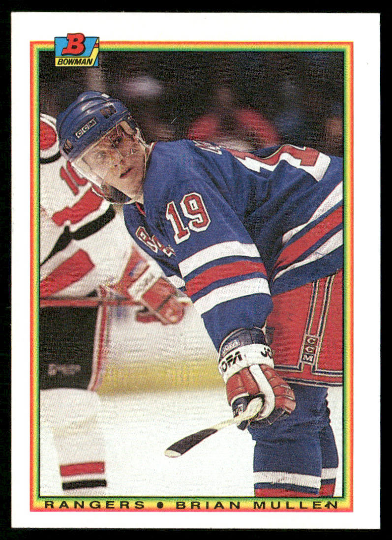 Brian Mullen 1990-91 Bowman #217 New York Rangers