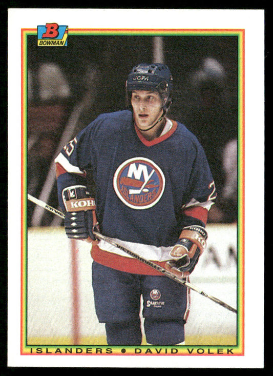 David Volek 1990-91 Bowman #127 New York Islanders