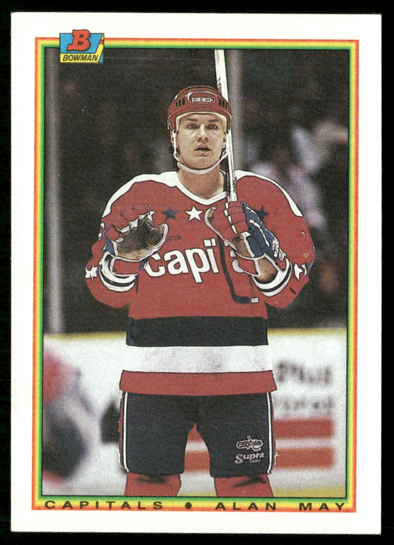 Alan May 1990-91 Bowman #78 RC Washington Capitals