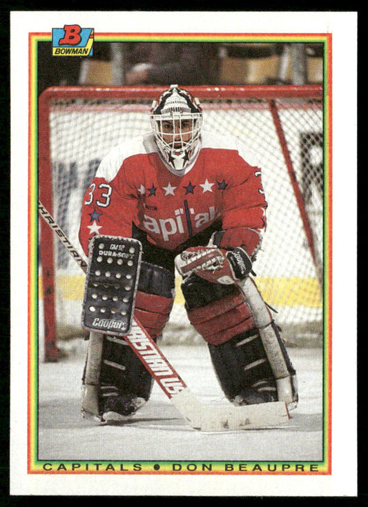 Don Beaupre 1990-91 Bowman #72 Washington Capitals