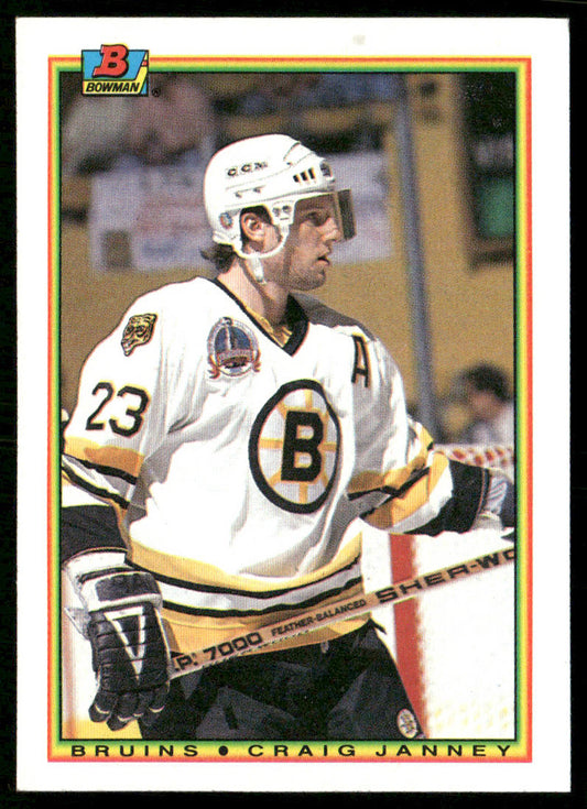 Craig Janney 1990-91 Bowman #33 Boston Bruins