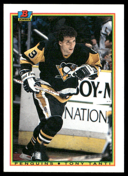 Tony Tanti 1990-91 Bowman #213 Pittsburgh Penguins