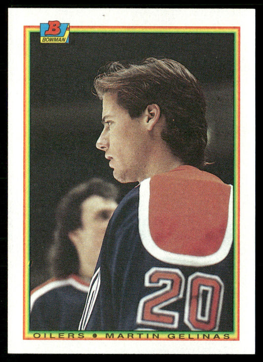 Martin Gelinas 1990-91 Bowman #190 RC Edmonton Oilers