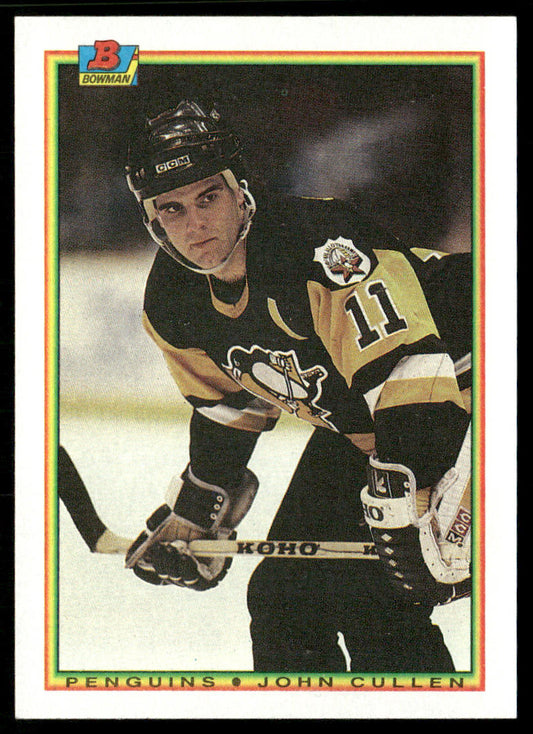 John Cullen 1990-91 Bowman #210 Pittsburgh Penguins