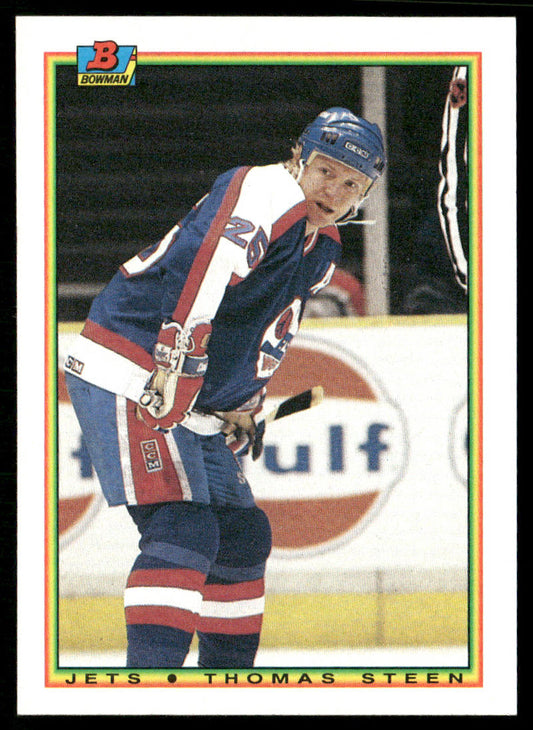 Thomas Steen 1990-91 Bowman #133 Winnipeg Jets
