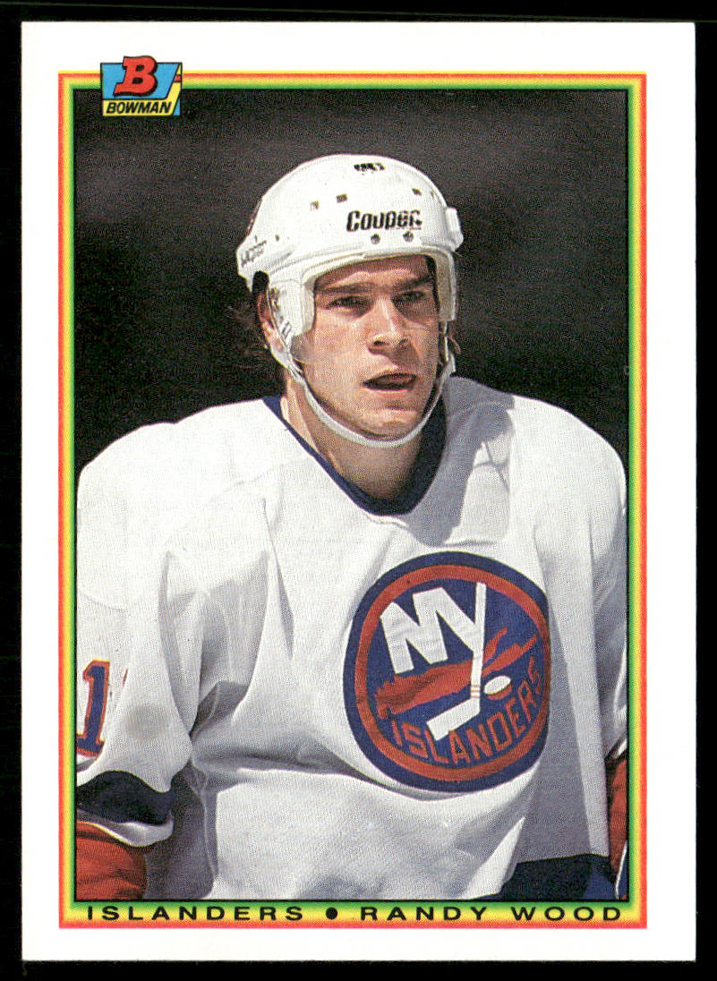Randy Wood 1990-91 Bowman #121 New York Islanders