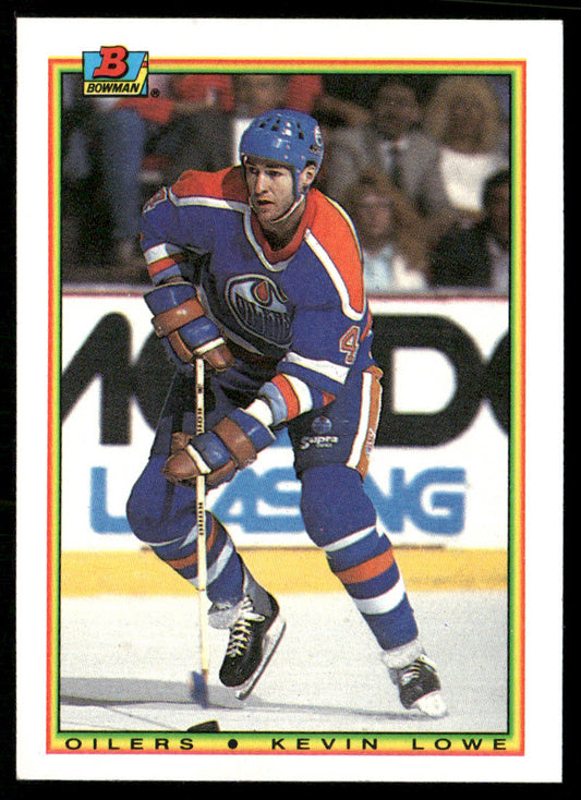 Kevin Lowe 1990-91 Bowman #198 Edmonton Oilers