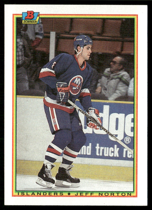 Jeff Norton 1990-91 Bowman #122 New York Islanders