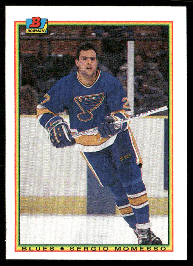 Sergio Momesso 1990-91 Bowman #17 RC St. Louis Blues