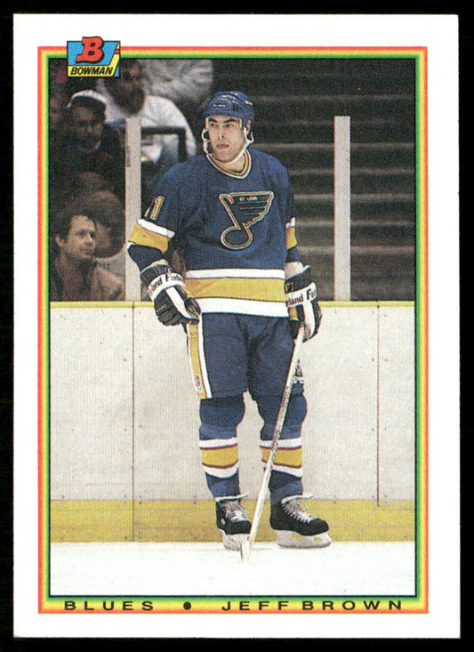 Jeff Brown 1990-91 Bowman #25 St. Louis Blues