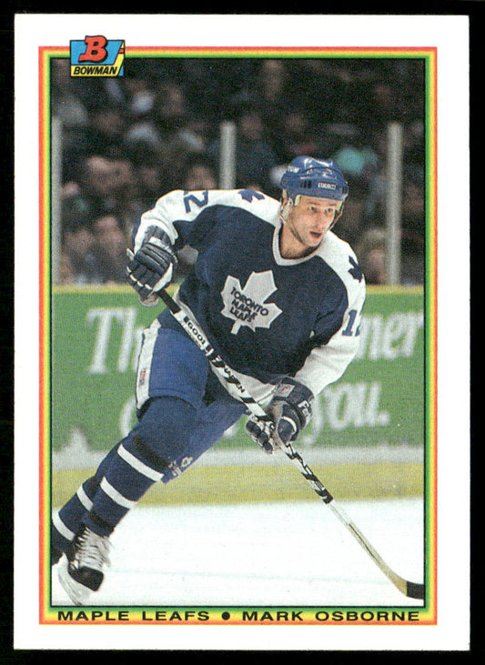 Mark Osborne 1990-91 Bowman #156 Toronto Maple Leafs