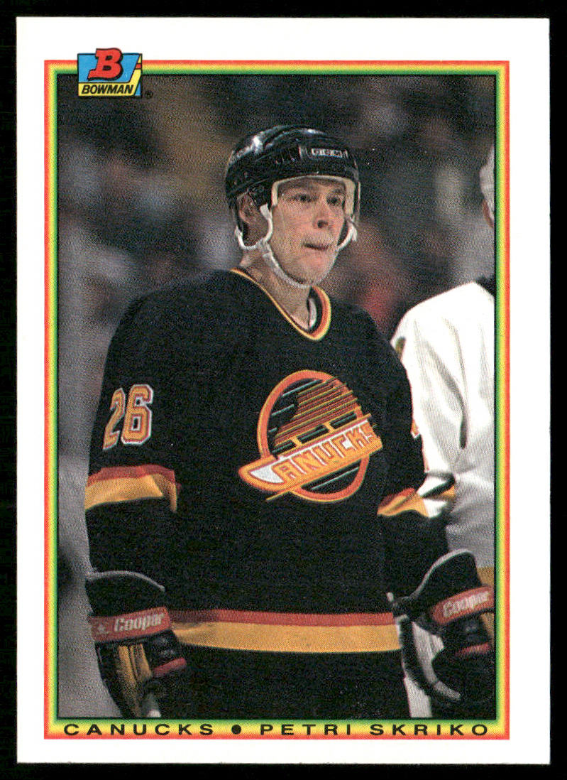 Petri Skriko 1990-91 Bowman #54 Vancouver Canucks