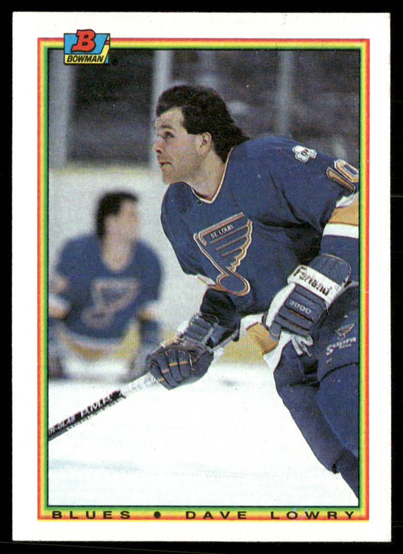 Dave Lowry 1990-91 Bowman #15 RC St. Louis Blues