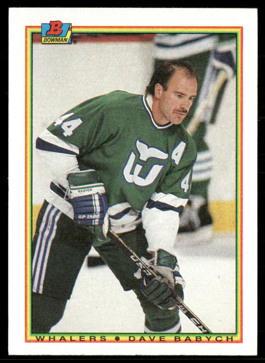 Dave Babych 1990-91 Bowman #256 Hartford Whalers