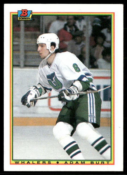 Adam Burt 1990-91 Bowman #252 RC Hartford Whalers