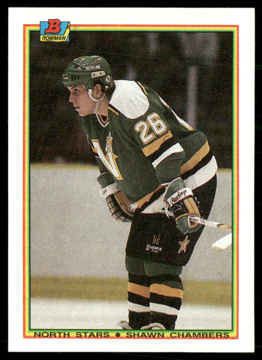 Shawn Chambers 1990-91 Bowman #180 Minnesota North Stars