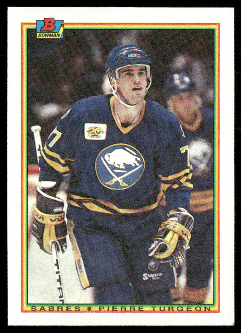 Pierre Turgeon 1990-91 Bowman #241 Buffalo Sabres