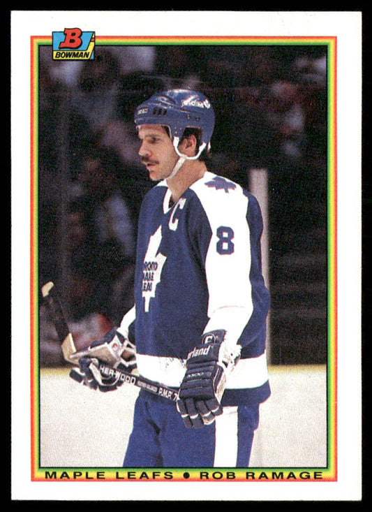 Rob Ramage 1990-91 Bowman #162 Toronto Maple Leafs