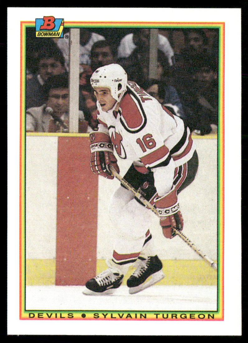 Sylvain Turgeon 1990-91 Bowman #81 New Jersey Devils