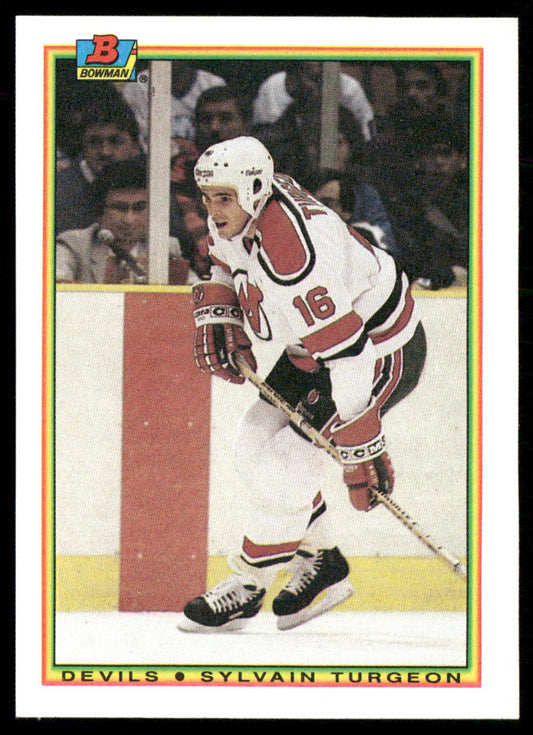 Sylvain Turgeon 1990-91 Bowman #81 New Jersey Devils