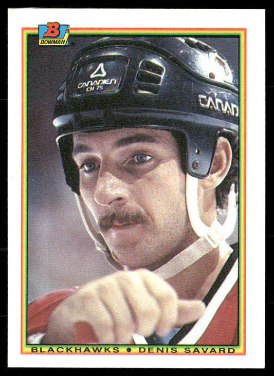Denis Savard 1990-91 Bowman #6 Chicago Blackhawks