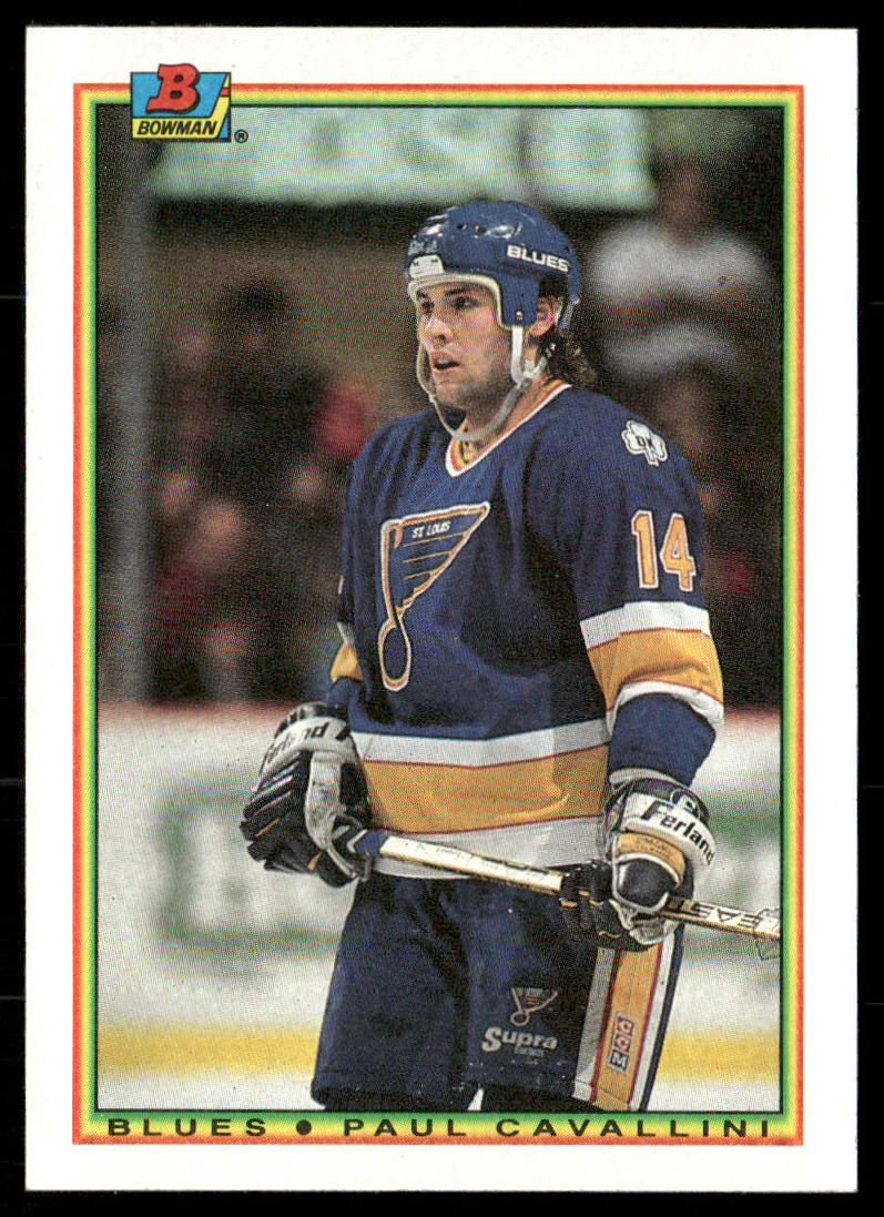 Paul Cavallini 1990-91 Bowman #22 St. Louis Blues