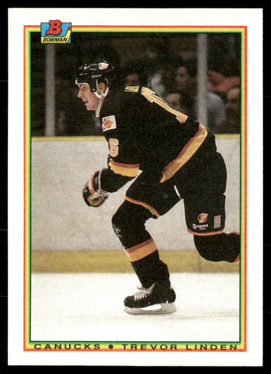 Trevor Linden 1990-91 Bowman #61 Vancouver Canucks