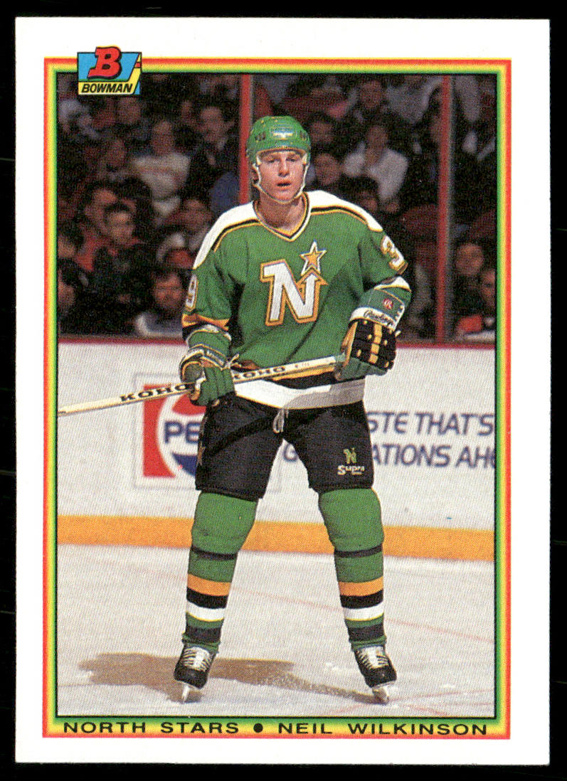 Neil Wilkinson 1990-91 Bowman #184 RC Minnesota North Stars