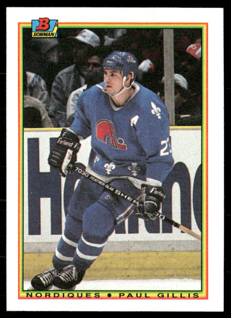 Paul Gillis 1990-91 Bowman #165 Quebec Nordiques