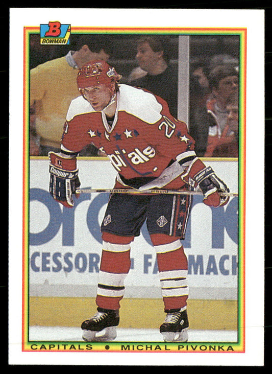 Michal Pivonka 1990-91 Bowman #68 RC Washington Capitals
