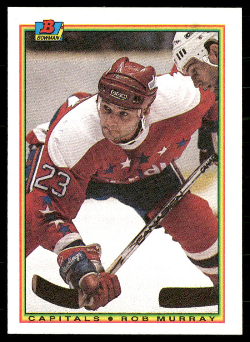 Rob Murray 1990-91 Bowman #74 RC Washington Capitals