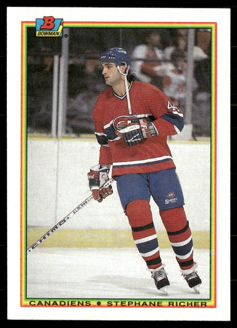 Stephane Richer 1990-91 Bowman #45 Montreal Canadiens