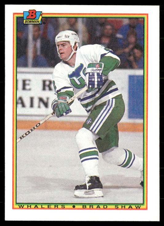 Brad Shaw 1990-91 Bowman #260 RC Hartford Whalers