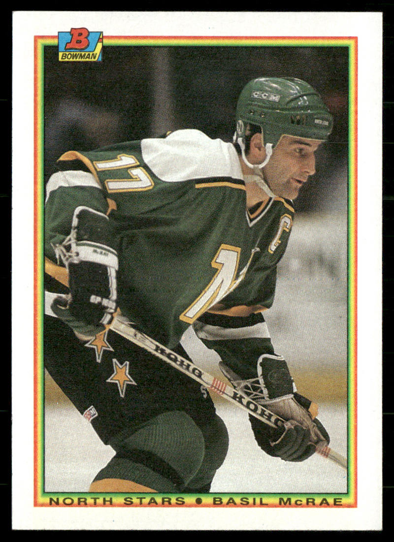 Basil McRae 1990-91 Bowman #187 Minnesota North Stars