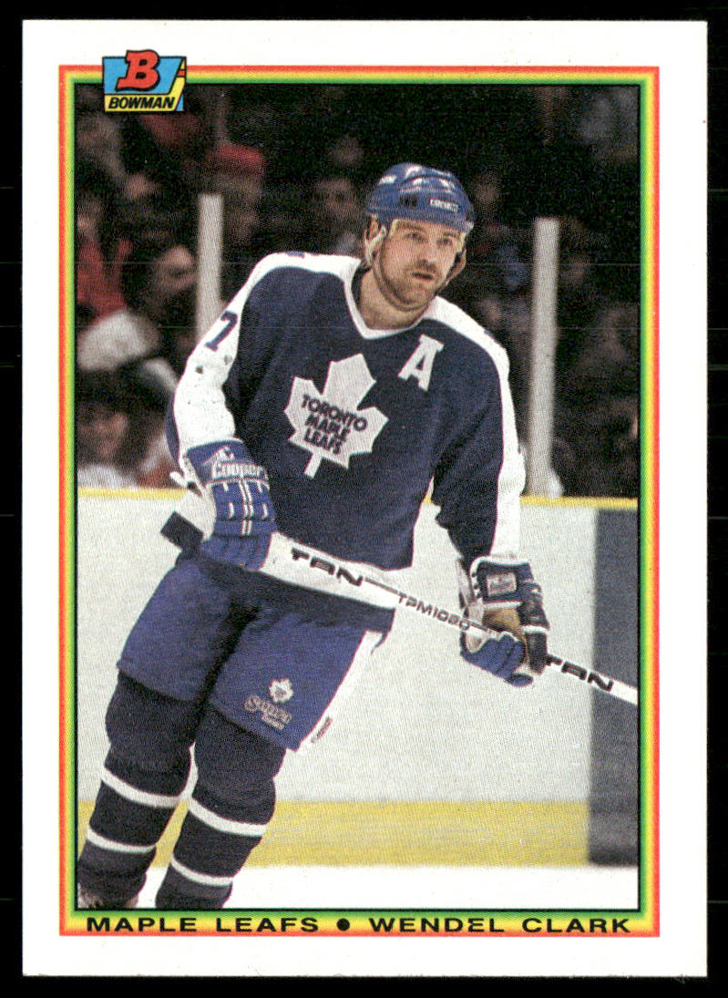 Wendel Clark 1990-91 Bowman #159 Toronto Maple Leafs