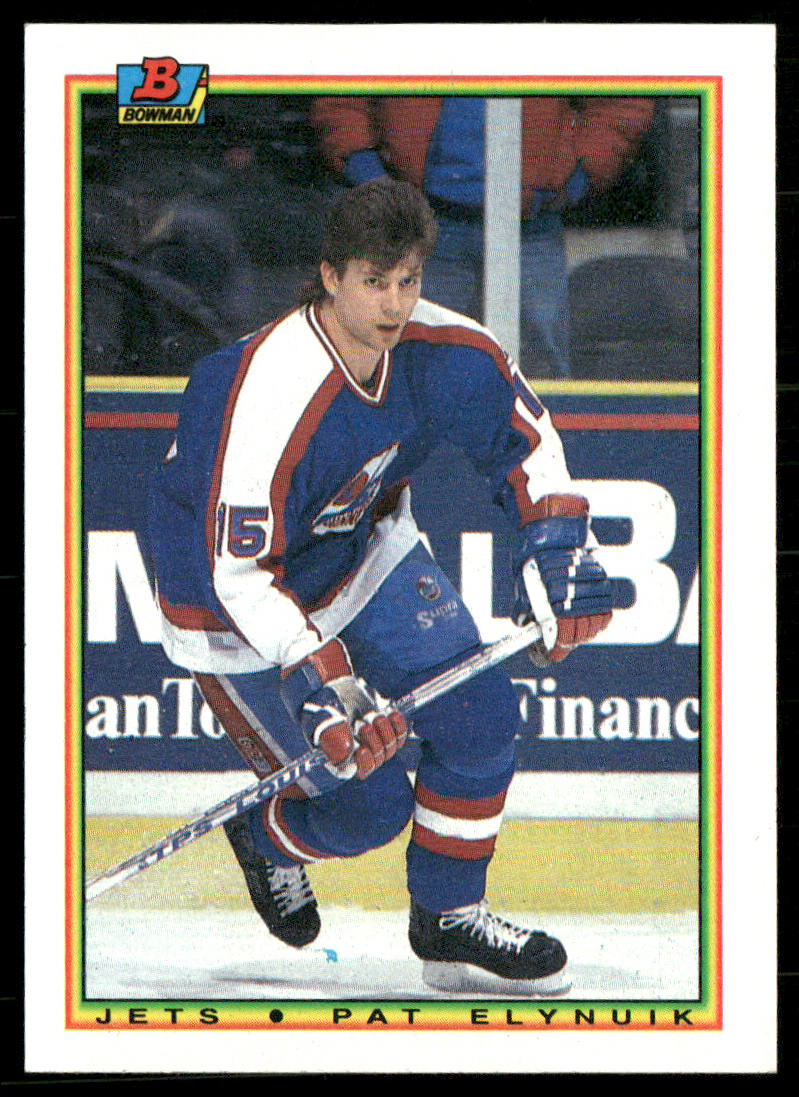 Pat Elynuik 1990-91 Bowman #137 Winnipeg Jets