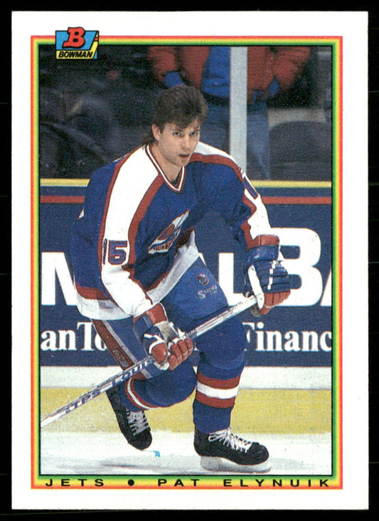 Pat Elynuik 1990-91 Bowman #137 Winnipeg Jets