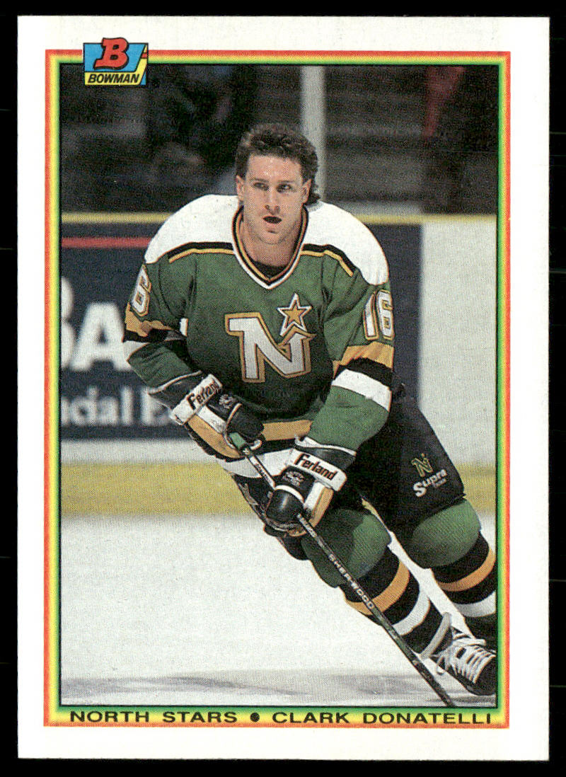 Clark Donatelli 1990-91 Bowman #181 RC Minnesota North Stars