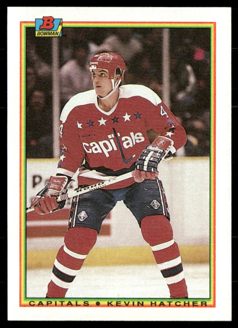 Kevin Hatcher 1990-91 Bowman #70 Washington Capitals